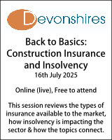 Devonshires B2B: Construction Insurance and Insolvency