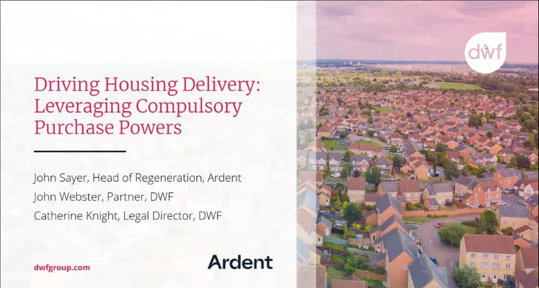 Screenshot 2025 01 06 at 15 18 51 Driving housing delivery leveraging compulsory purchase powers on Vimeo